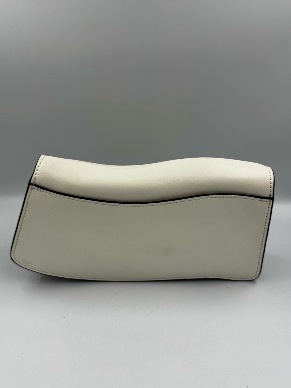 Coach Tabby Shoulder Bag 26 Chalk White Leather Gold Hardware - Picture 2 of 12